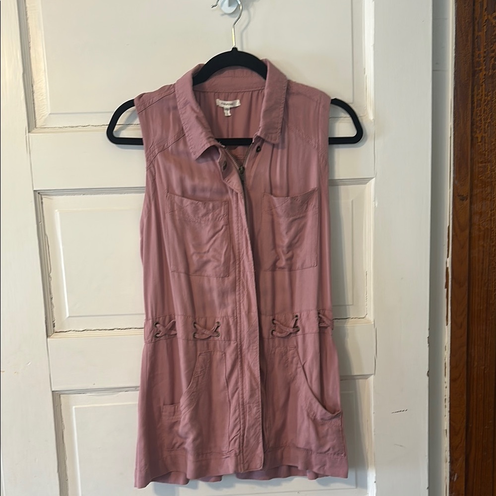 Maurices Pink Sleeveless Vest